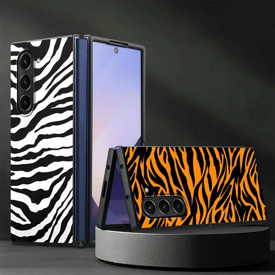 Z Phone Accessories - Zebra Striped Sunflower Back Phone Cover