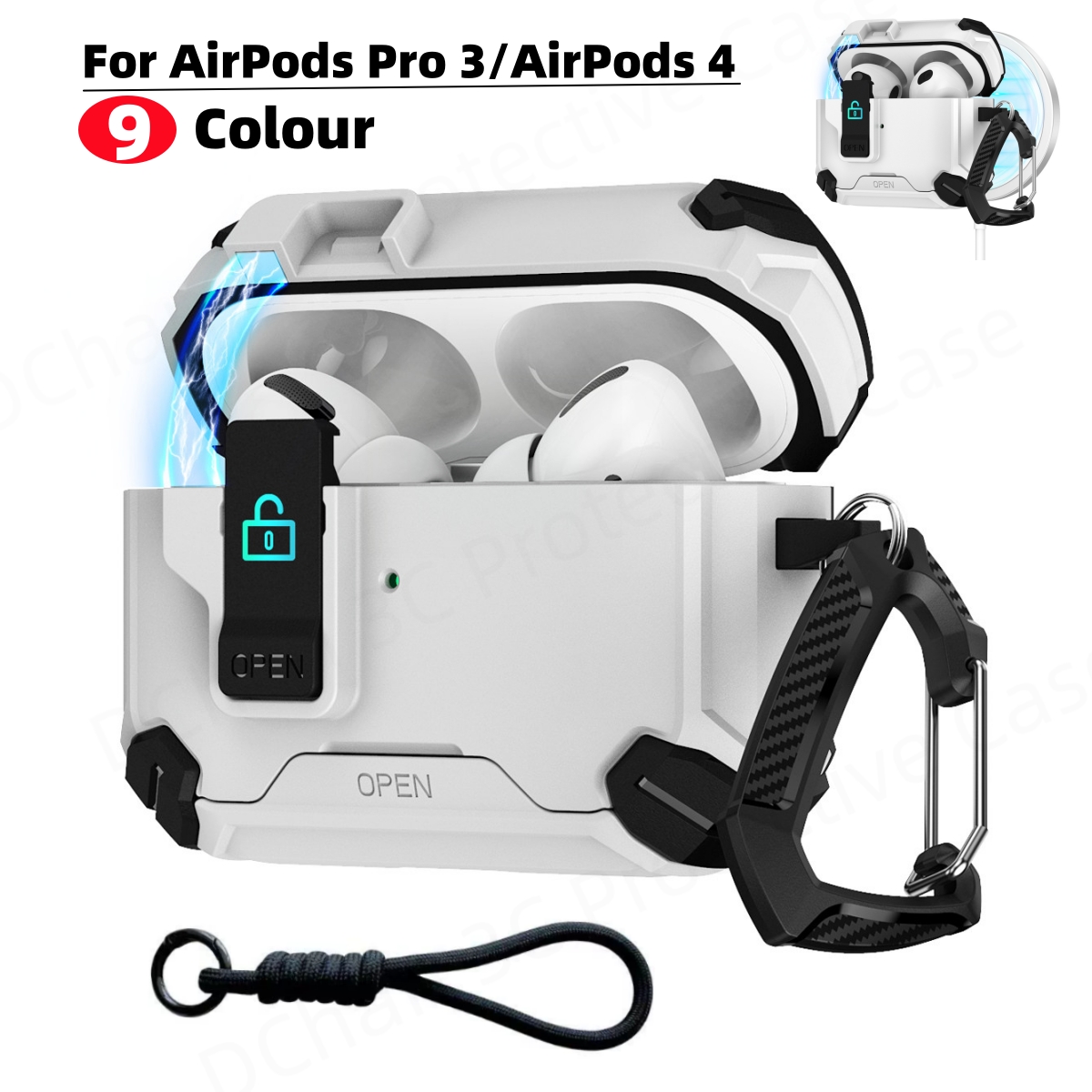 Phone Accessories Hanger - Phone Holder Auto-Open Lock Case For