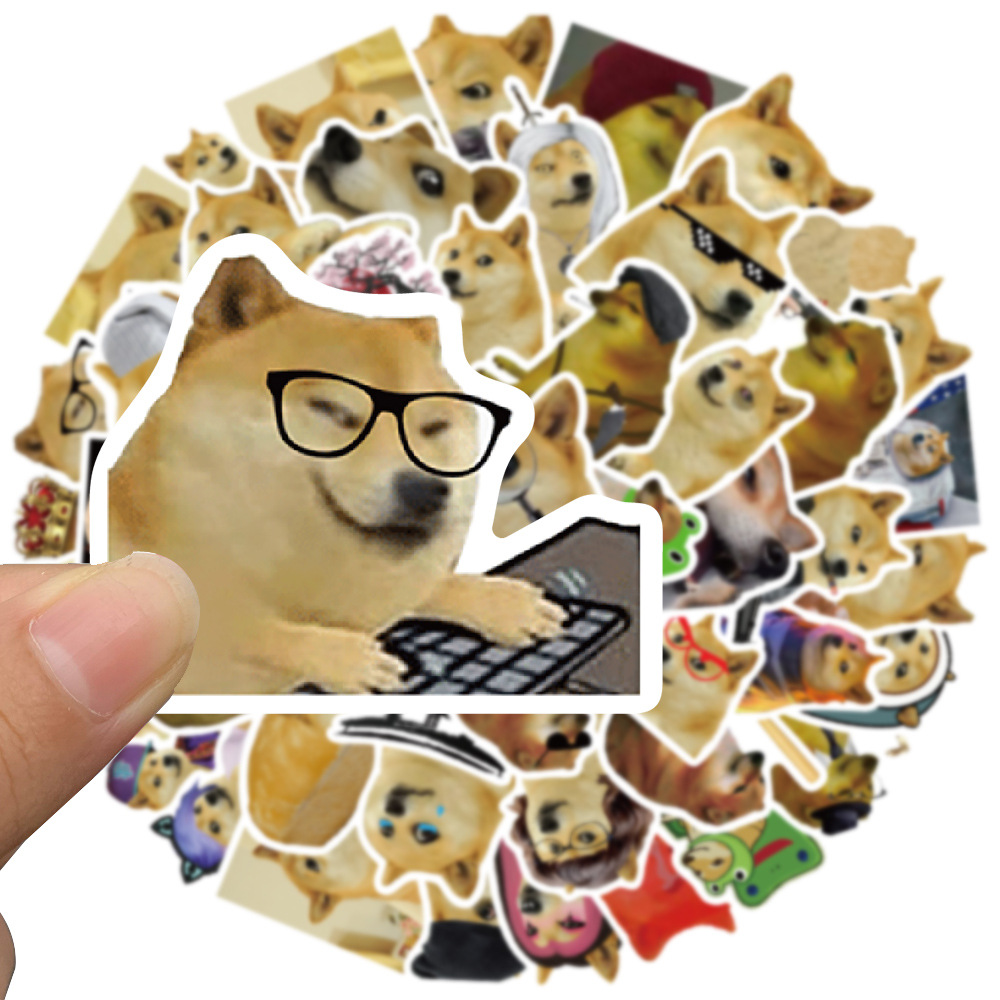 50Pcs Funny Doge MEME Stickers - đánh giá và giá Phone Accessories For Kids