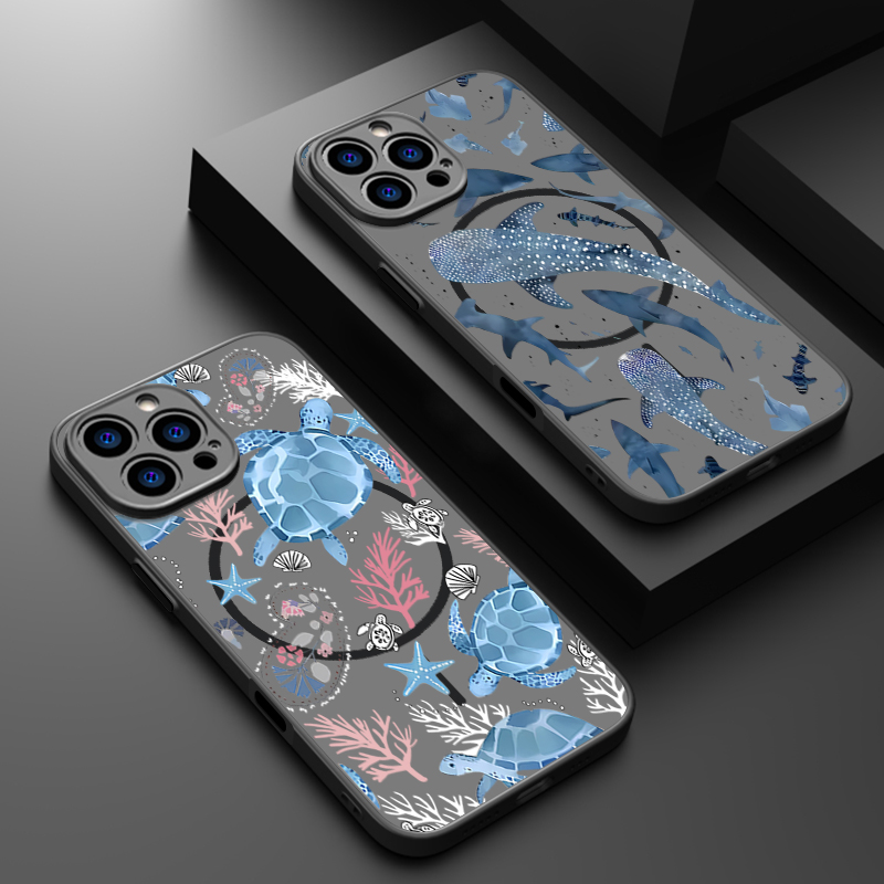 Whale Sea Turtles Phone Case F - đánh giá và giá Magsafe Wireless Charger