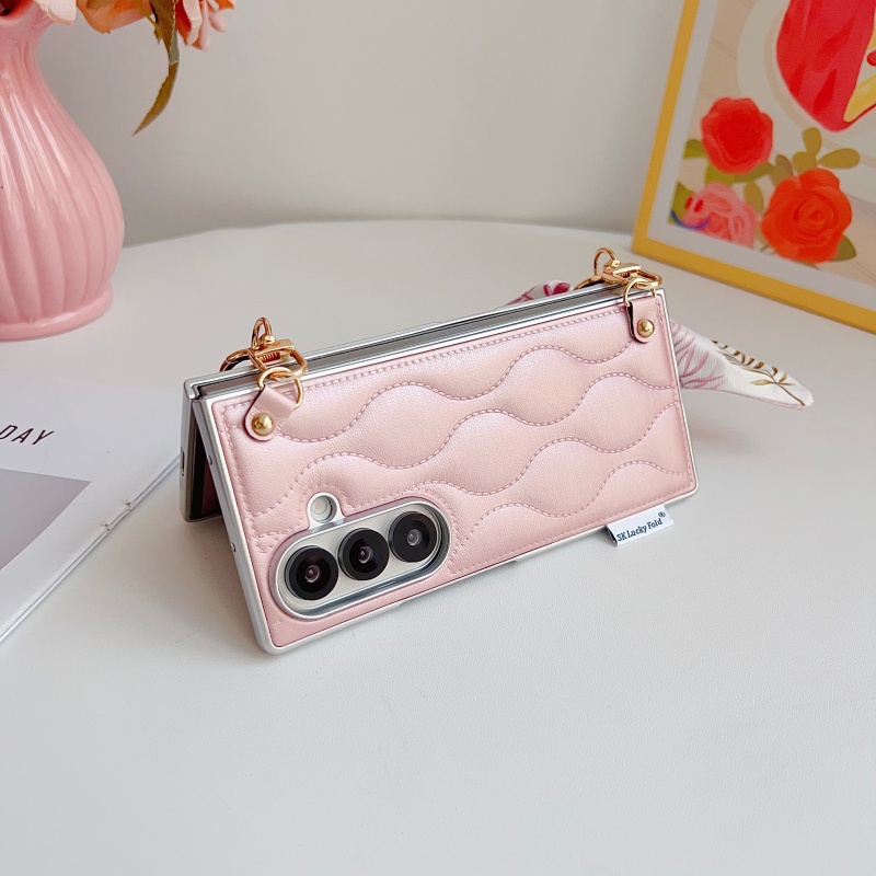 Luxury Wave Pattern Leather Ph - đánh giá và giá Z Phone Accessories