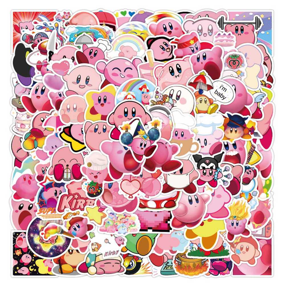 100pcs Cartoon Game Kirby Stic - đánh giá và giá Phone Accessories For Kids