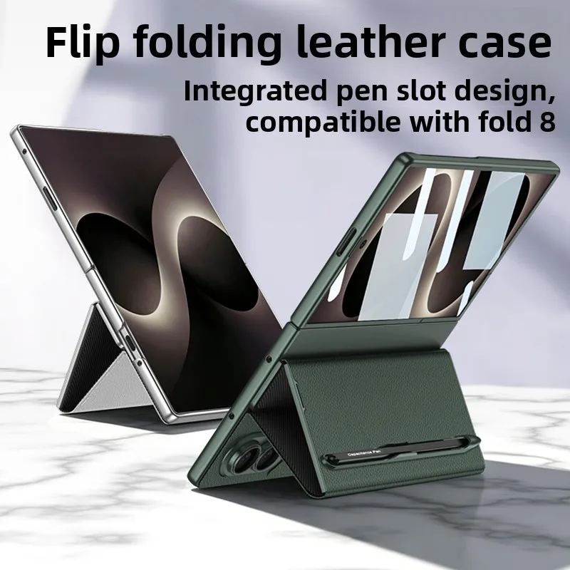 Luxury Business Flip Pen Slot  - đánh giá và giá Tempered Glass Screen