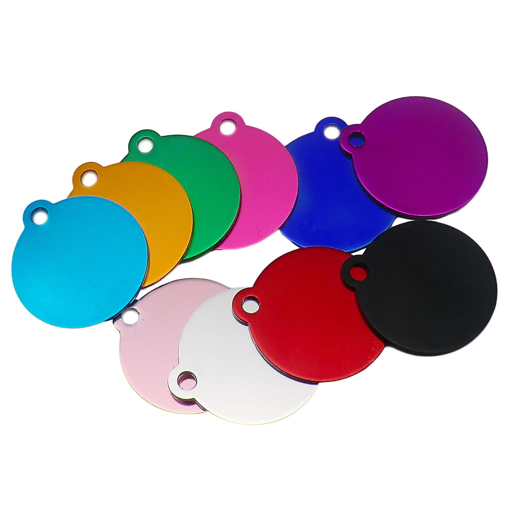 100 chiếc Nhôm Mèo ID Tag Tròn - đánh giá và giá Phone Accessories Names