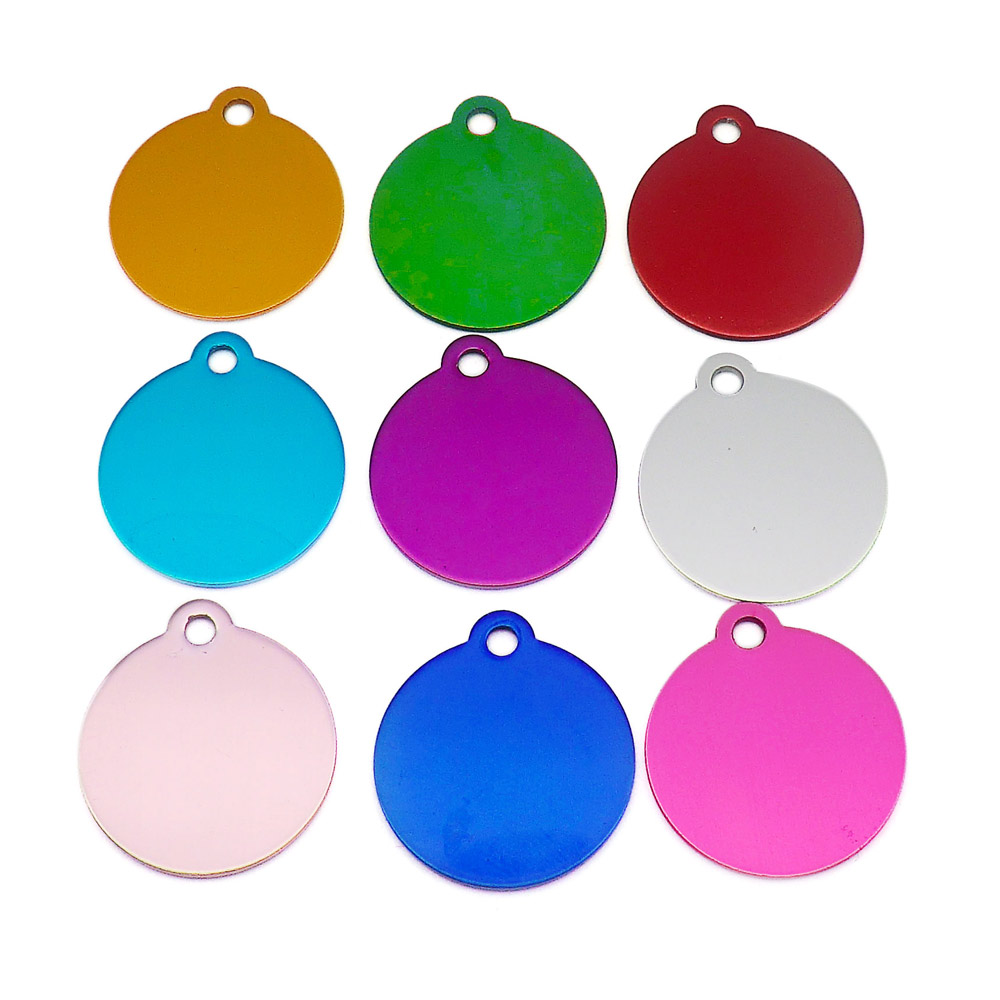 100 chiếc Nhôm Mèo ID Tag Tròn - đánh giá và giá Phone Accessories Names