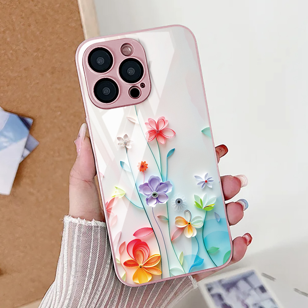 Lotus Flower Phone Case For iP - đánh giá và giá Tempered Glass Screen