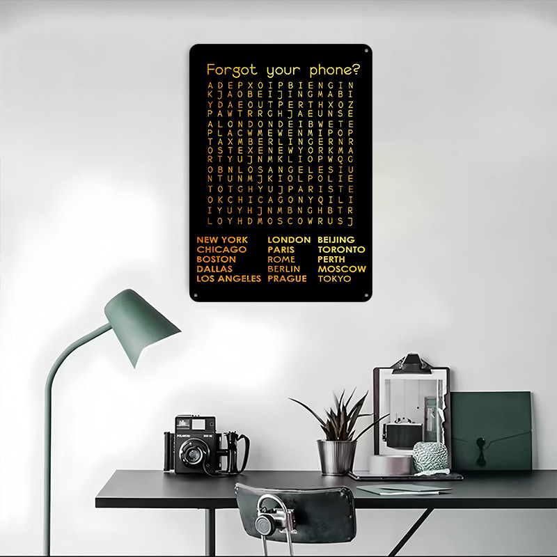 Forgot Your Phone Tinplate Pos - đánh giá và giá Phone Accessories Poster