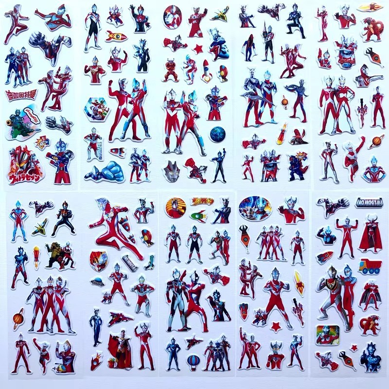 10pcs Cartoon Ultraman 3D Bubb - đánh giá và giá Phone Accessories For Kids