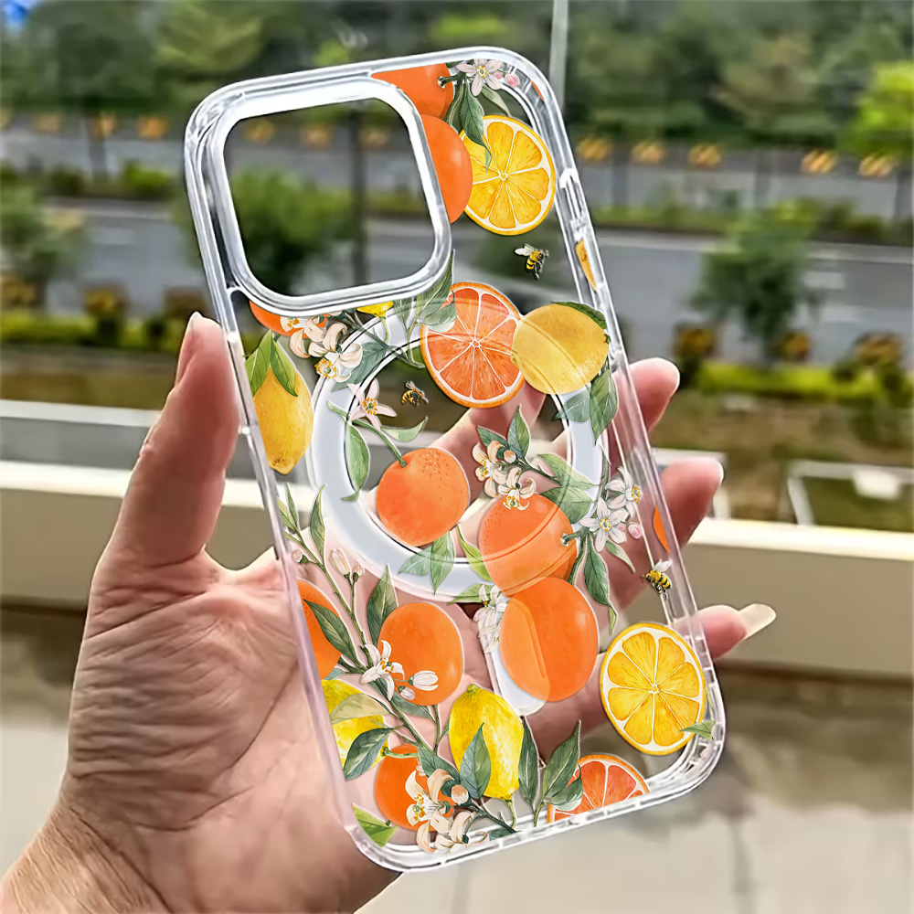 Summer Lemon Phone Case for iP - đánh giá và giá Magsafe Wireless Charger